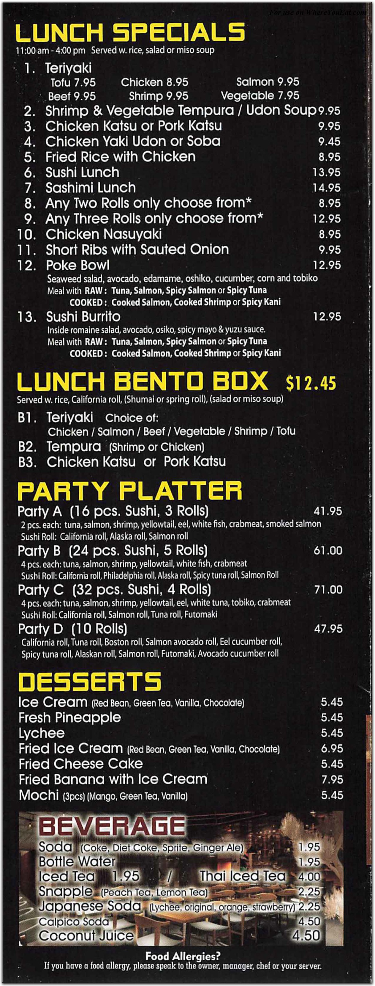 Bamboo Ya (Forest hills ) Restaurant in Queens / Menus & Photos