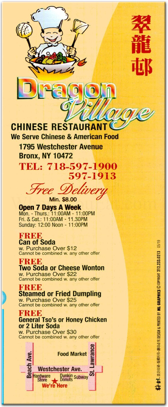 Dragon Village Restaurant In The Bronx Official Menus Photos   Dragon Villageq Menu 10 