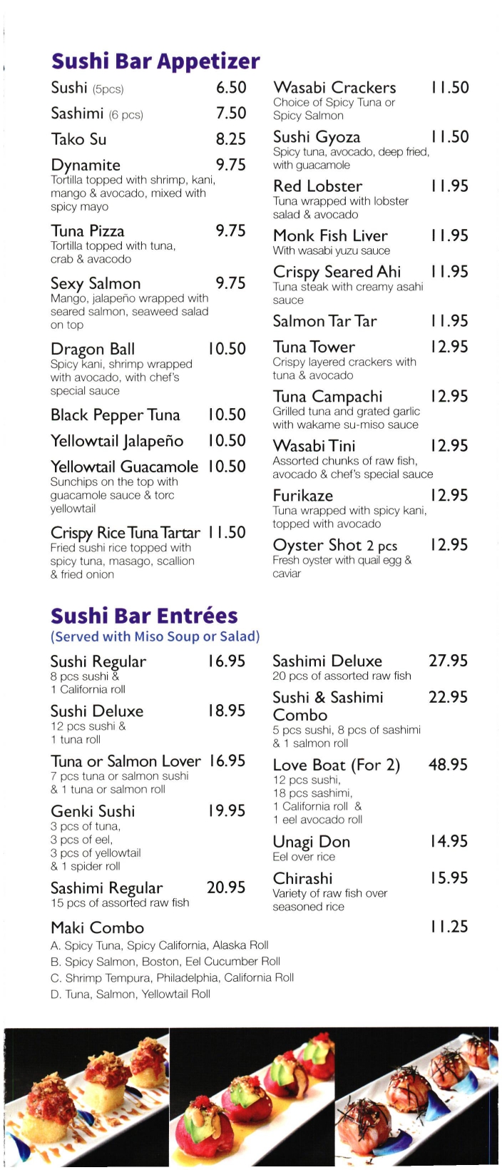 Genki Sushi Arden Ave Restaurant in Staten Island / Official Menus & Photos