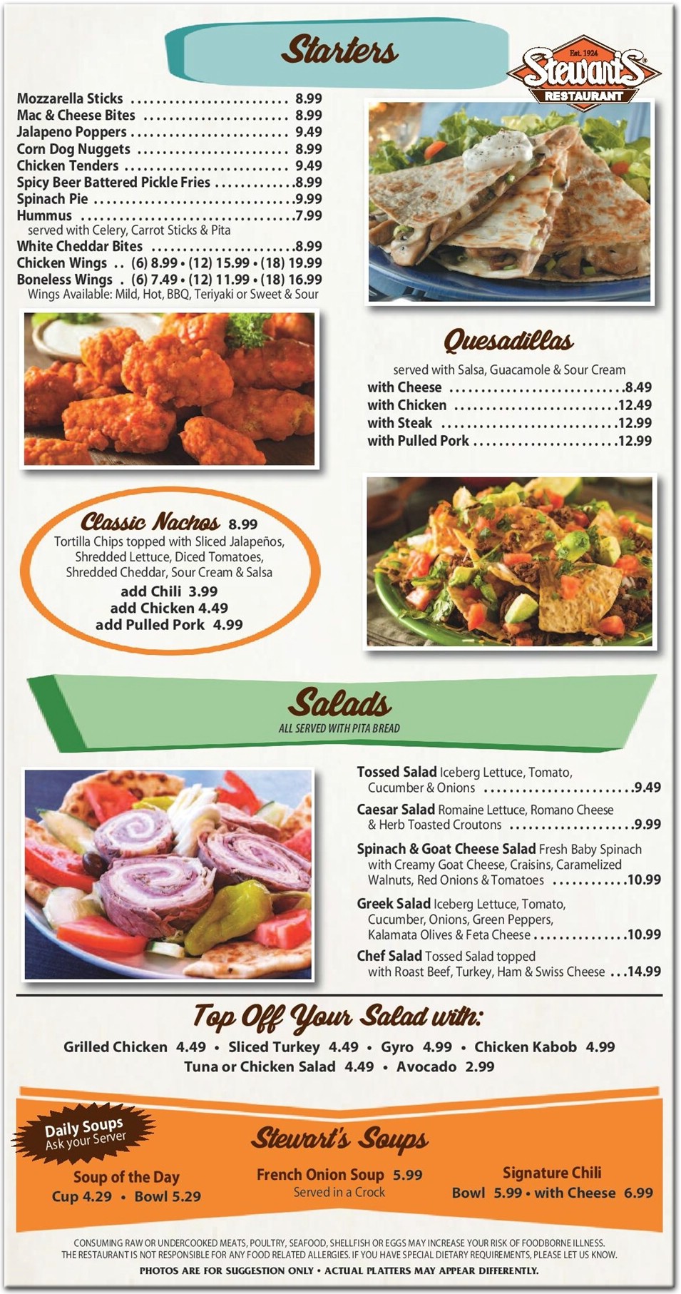 Stewart's Restaurant in Staten Island / Menus & Photos