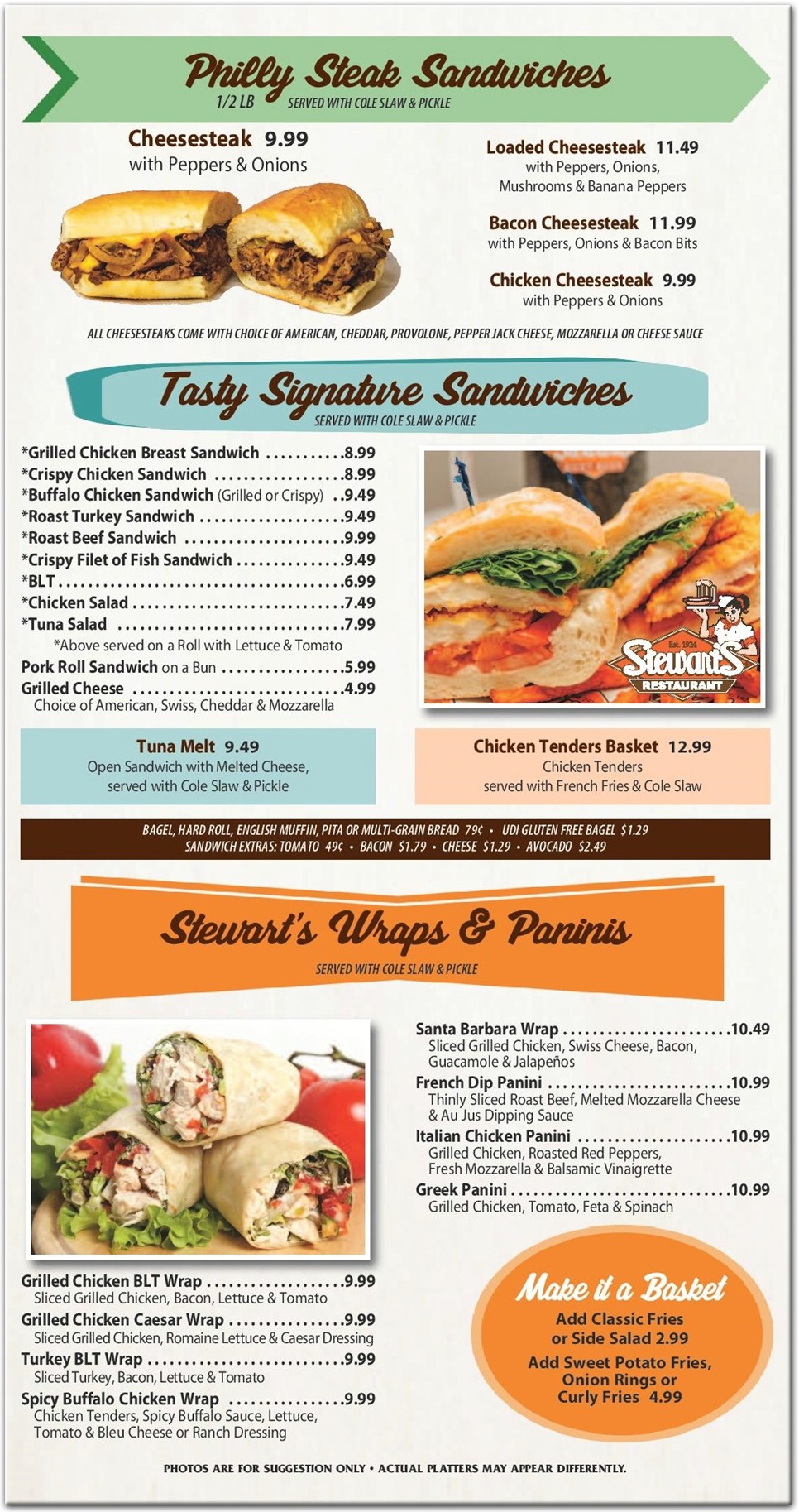 Stewart's Restaurant in Staten Island / Menus & Photos