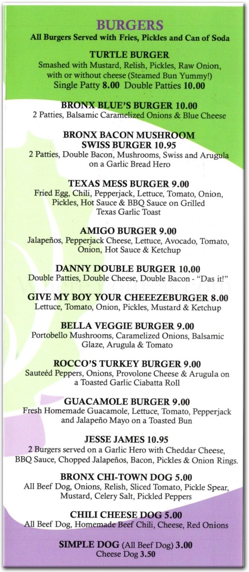 Lettuce Eat Restaurant in The Bronx / Official Menus & Photos