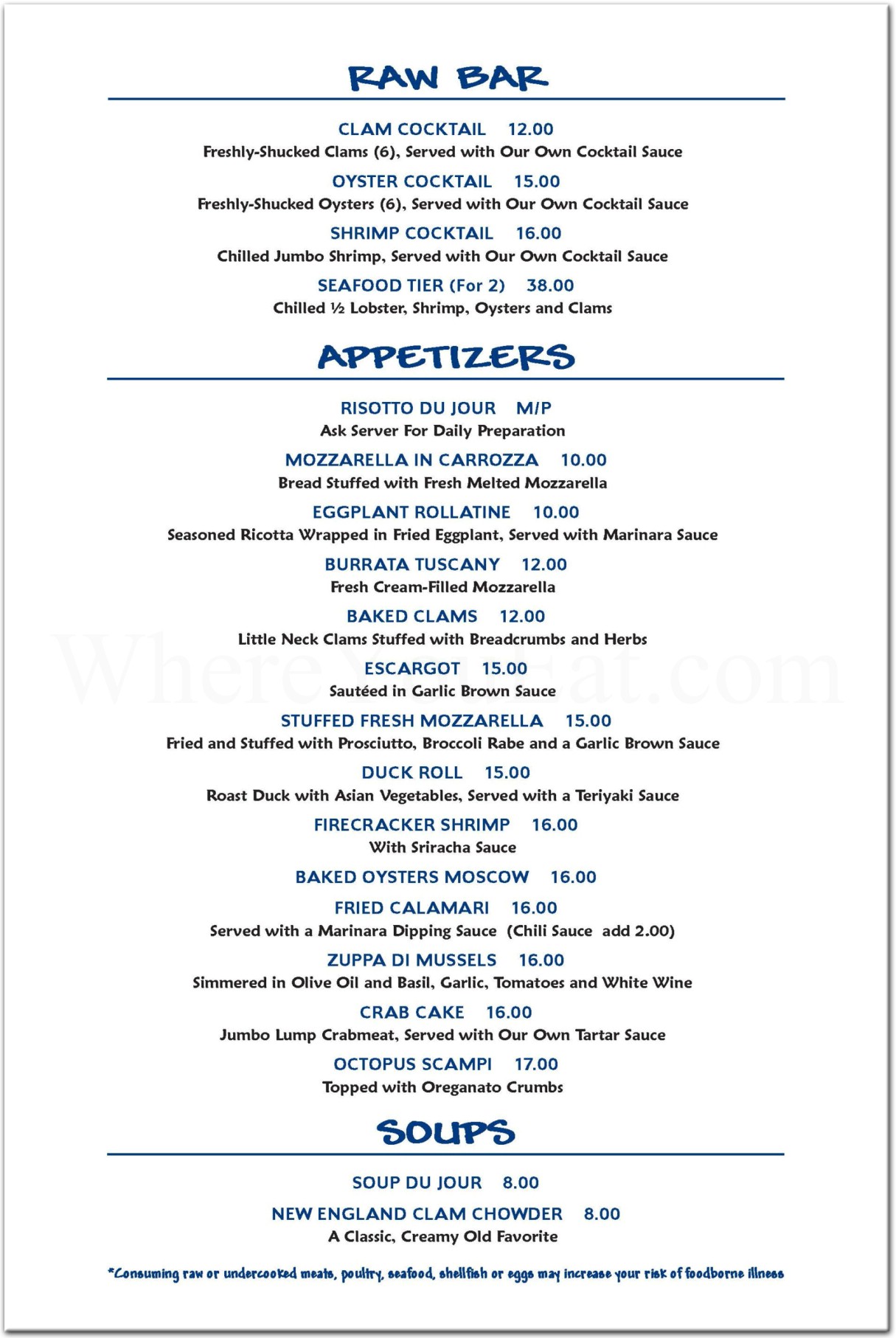 Cole's Dockside Restaurant in Staten Island / Menus & Photos