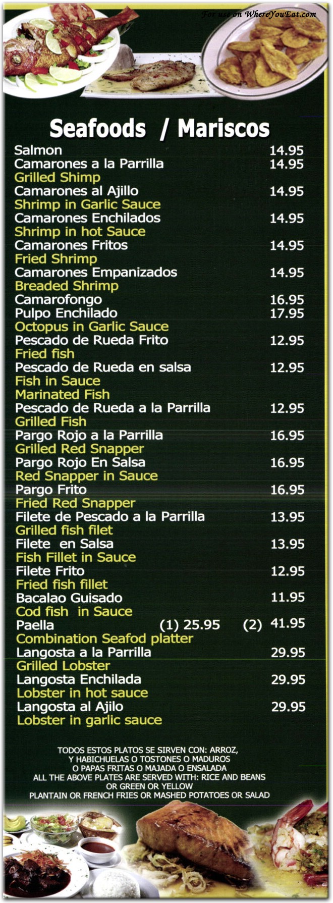 CAMPEON DEL POLLO Restaurant in CORONA / Menus & Photos