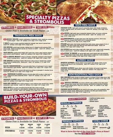 Buck’s Pizza Restaurant in St. Augustine / Menus & Photos