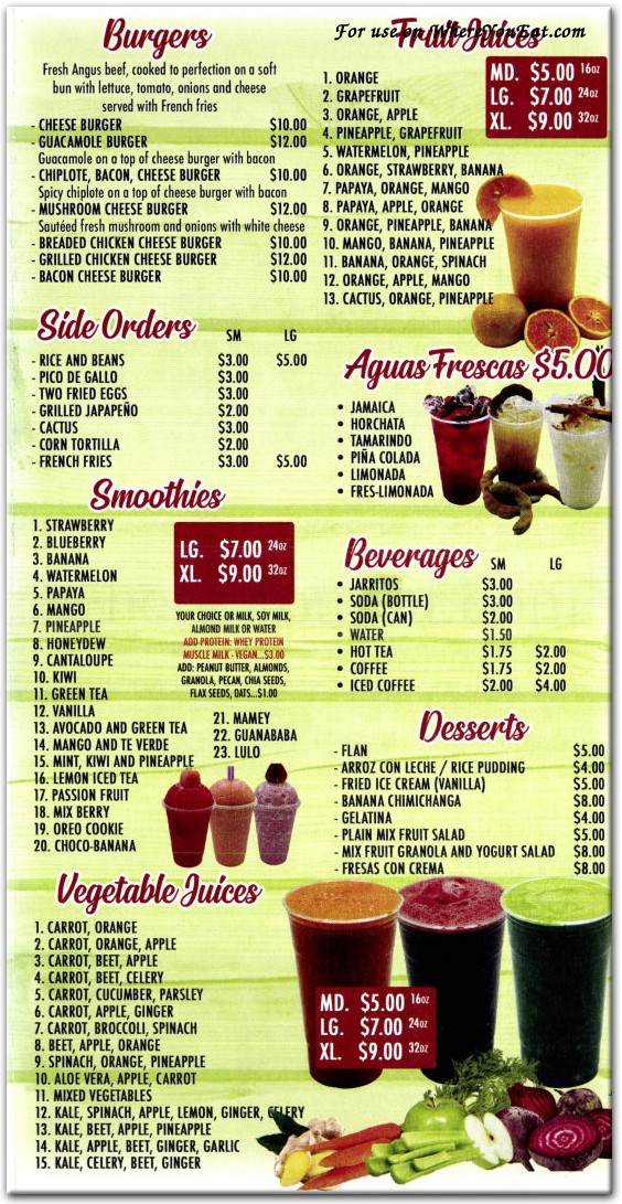 El Guacamole Restaurant in Queens / Menus & Photos