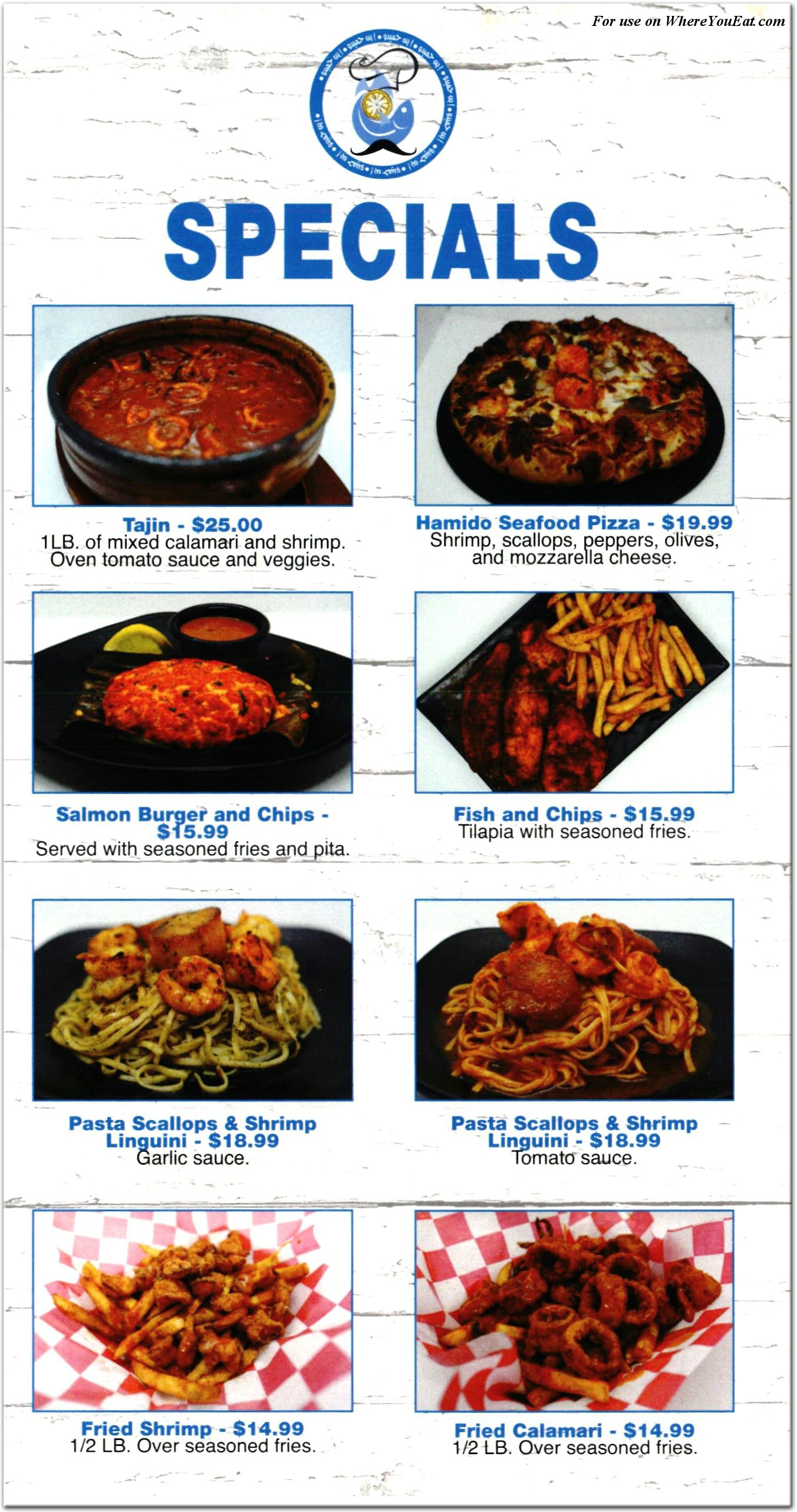 Hamido Seafood Restaurant in Queens / Menus & Photos