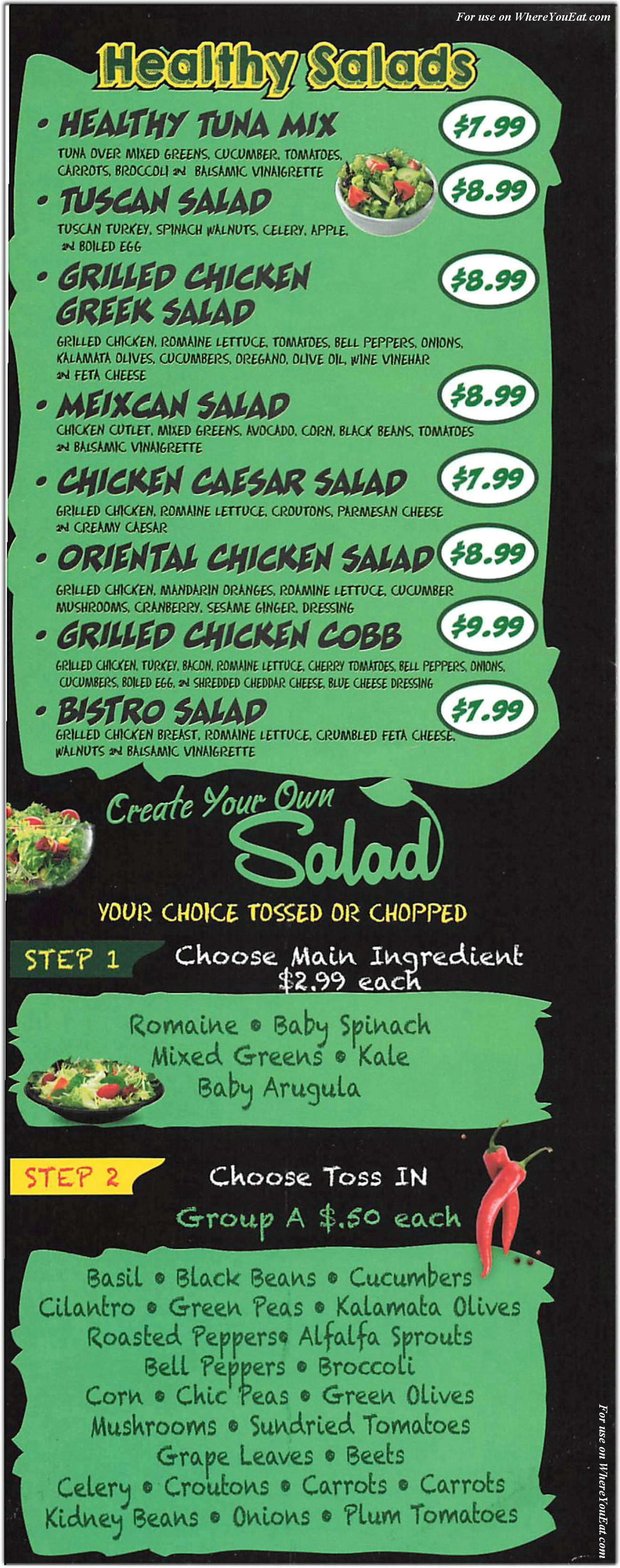 Organic Town Restaurant in Queens / Official Menus & Photos