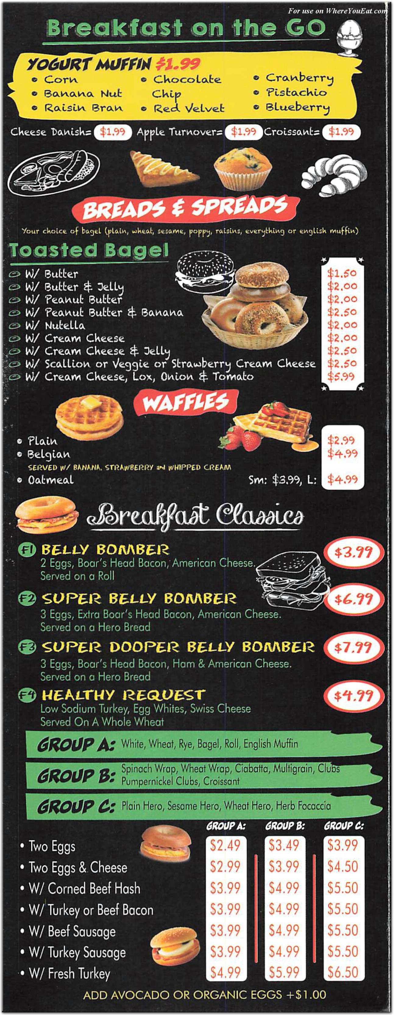 Organic Town Restaurant in Queens / Official Menus & Photos