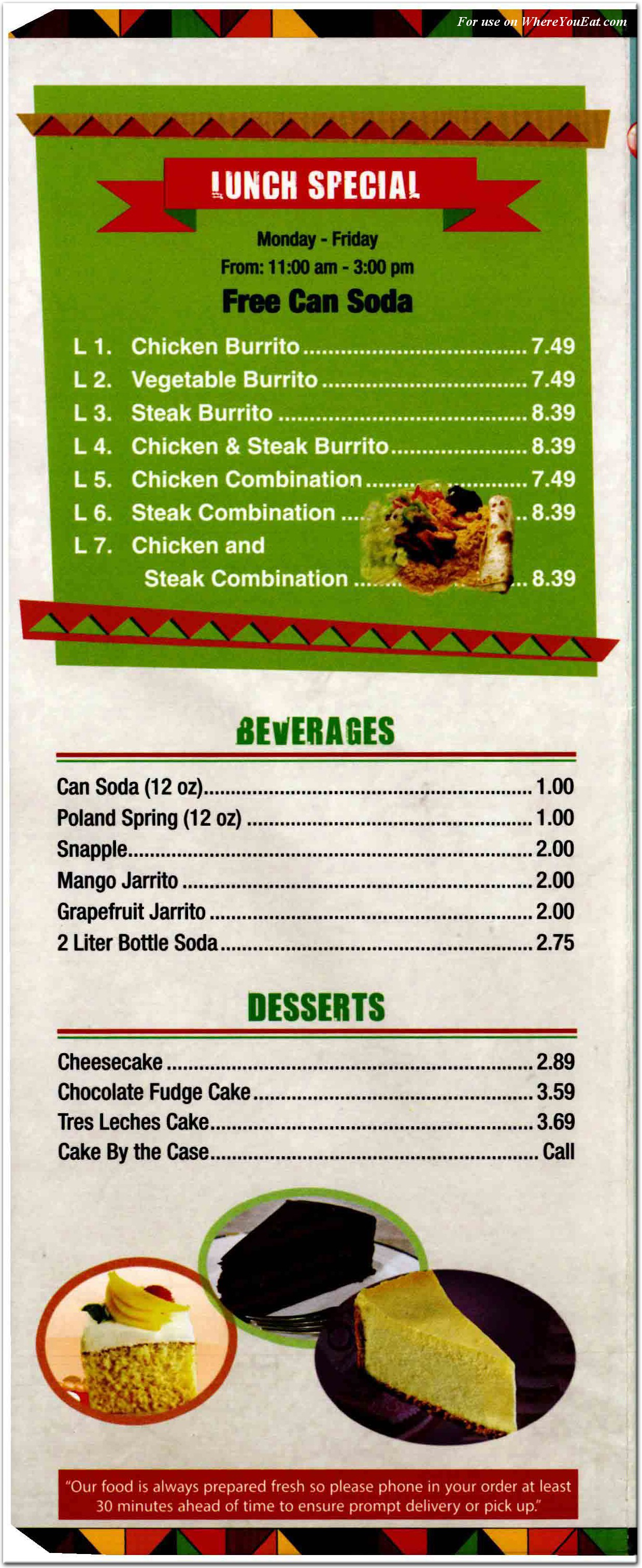 Top Tortillas Restaurant in Queens / Menus & Photos