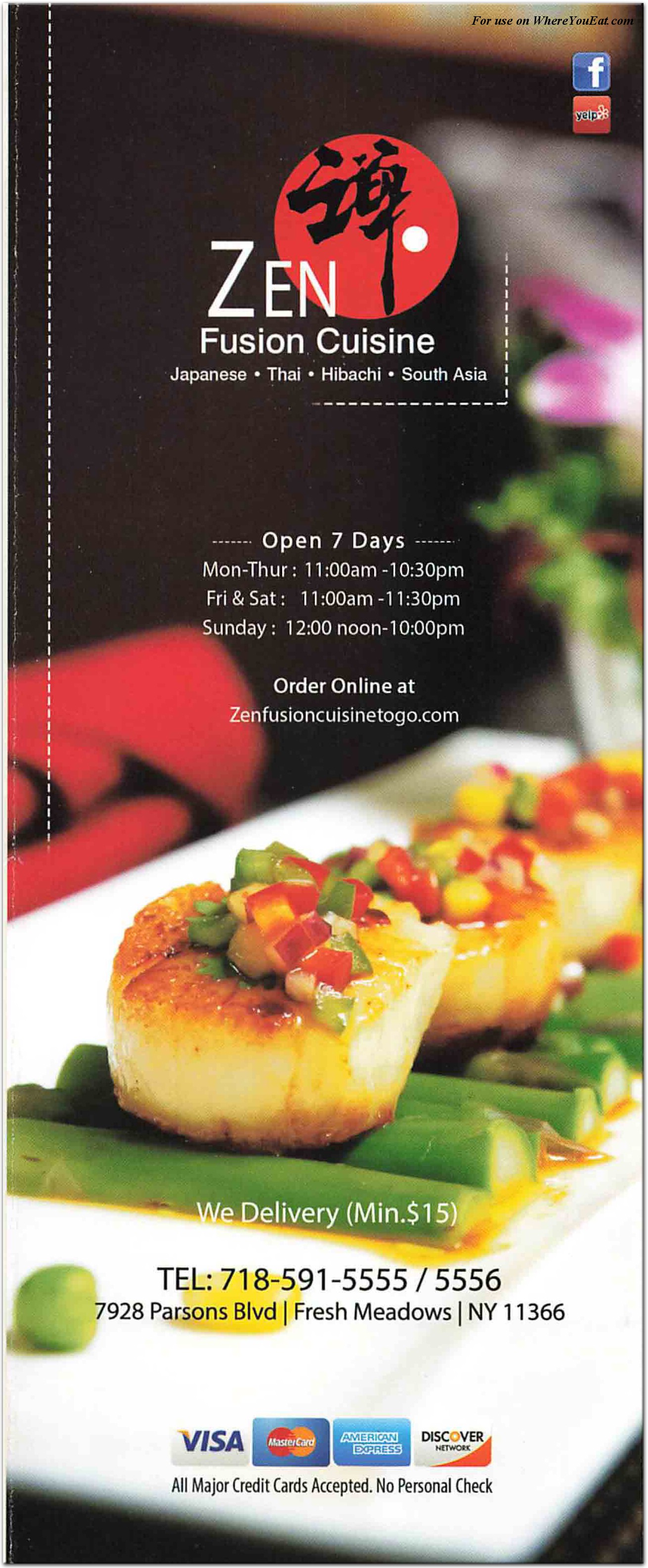 Zen Leaf New Kensington Menu - 08v4717
