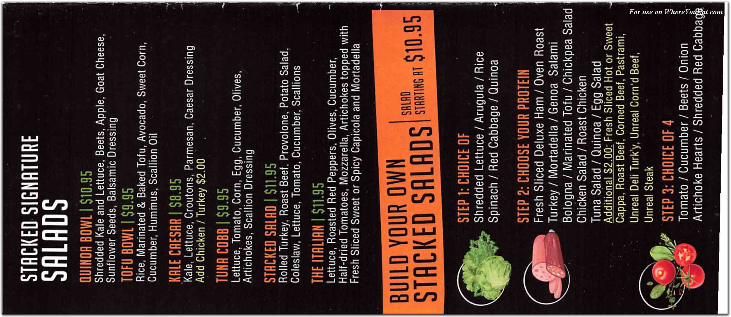 Stacked Sandwich Shop Restaurant in Queens / Menus & Photos