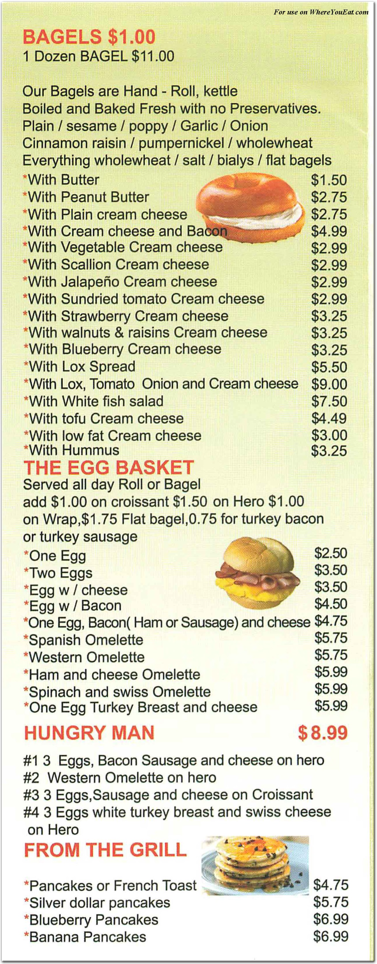 Bagel Plus Restaurant in Queens / Menus & Photos