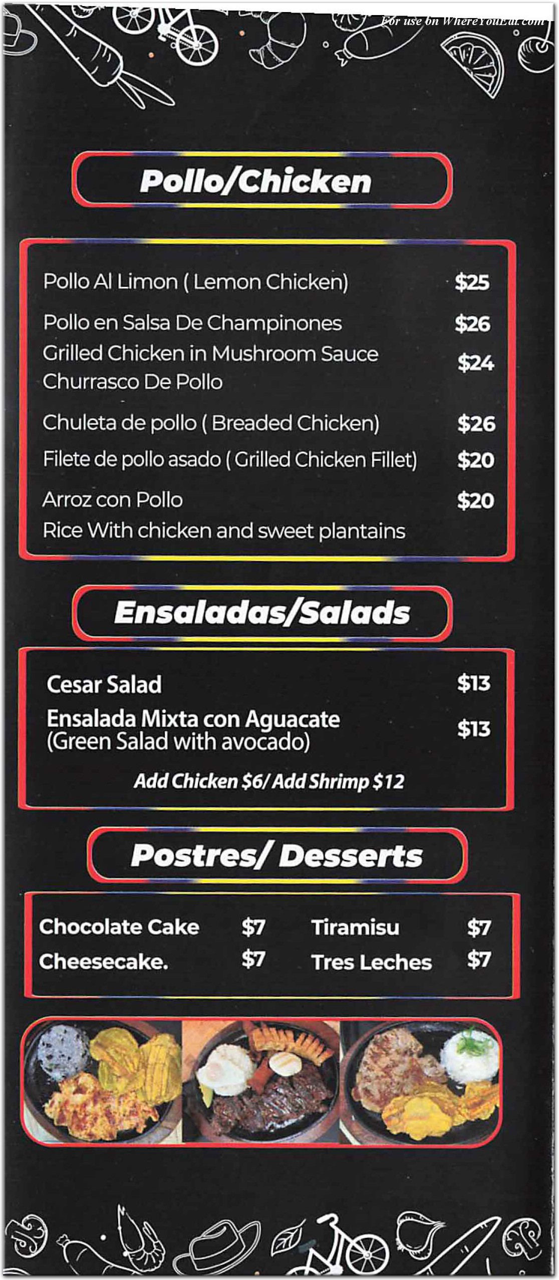 Basurero Restaurant in Queens / Official Menus & Photos