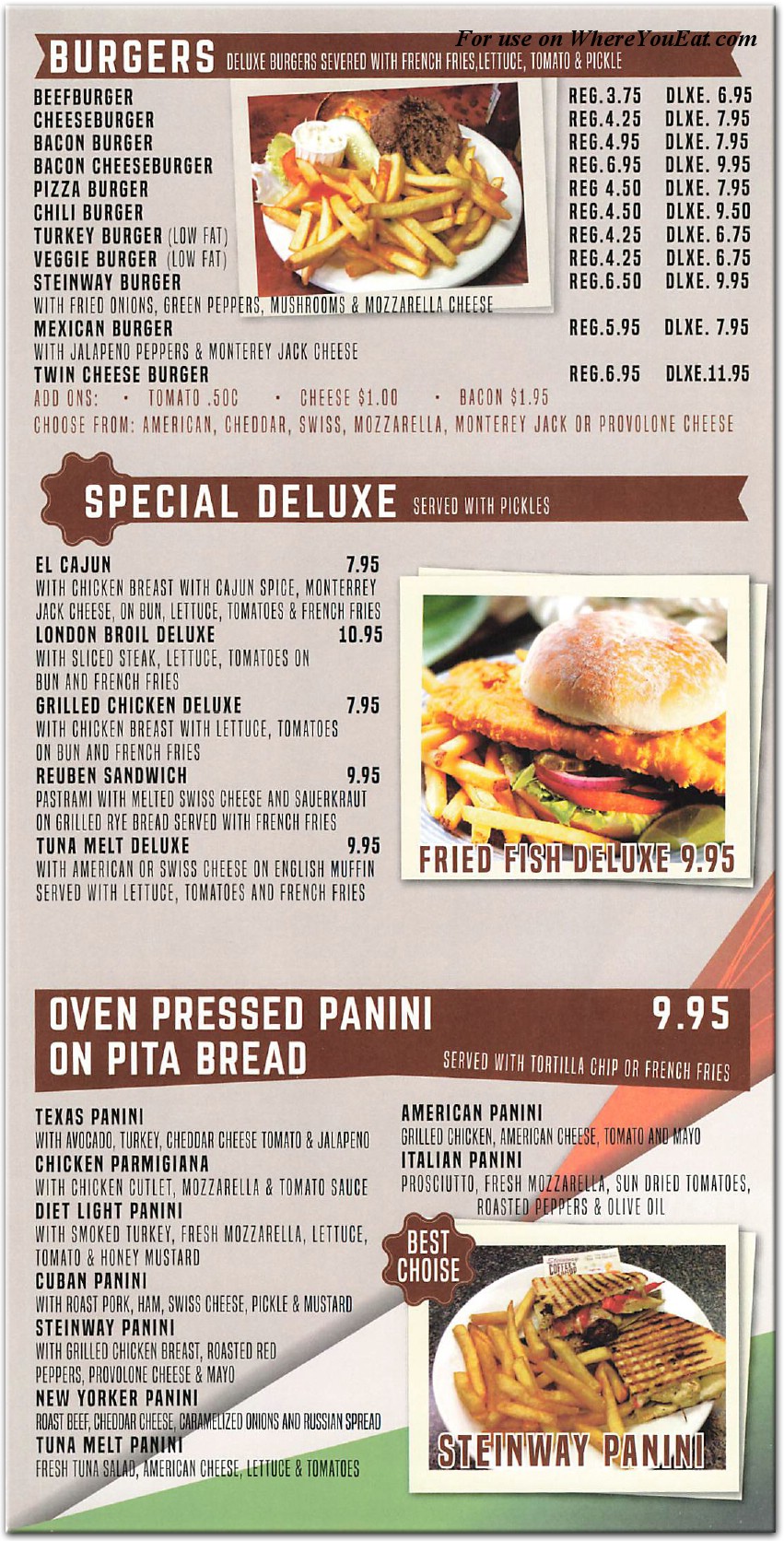 Steinway Coffee Shop Restaurant in Queens / Menus & Photos