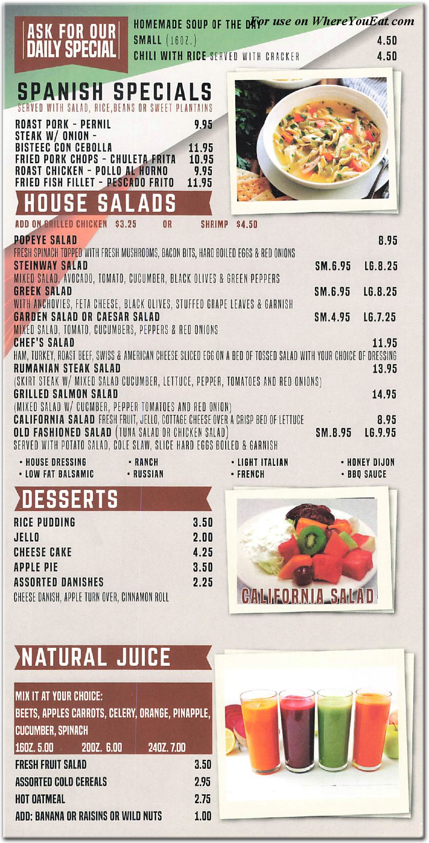 Steinway Coffee Shop Restaurant in Queens / Menus & Photos