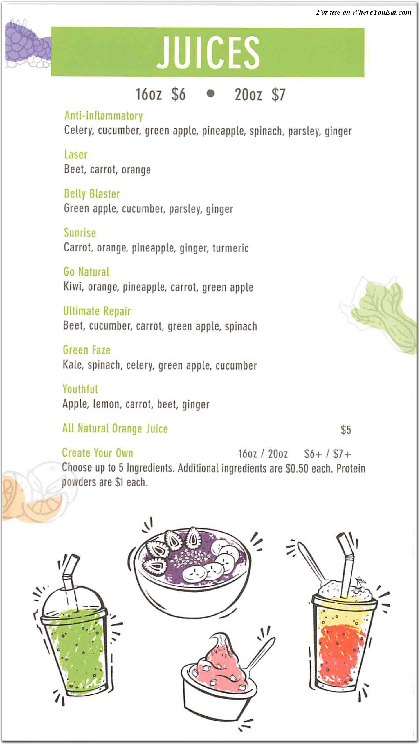 Go Natural SelfServe Frozen Yogurt Restaurant in Queens / Menus & Photos