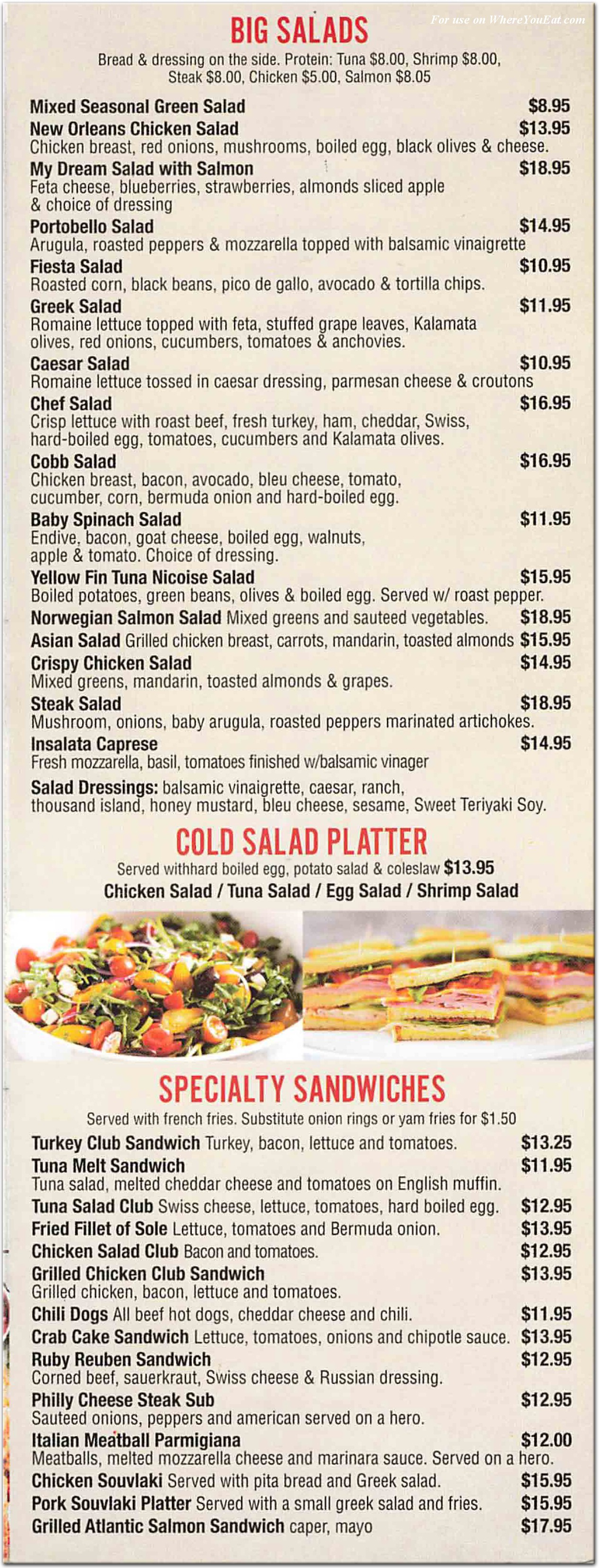 Astoria Gramercy Caf3 Restaurant in Queens / Menus & Photos