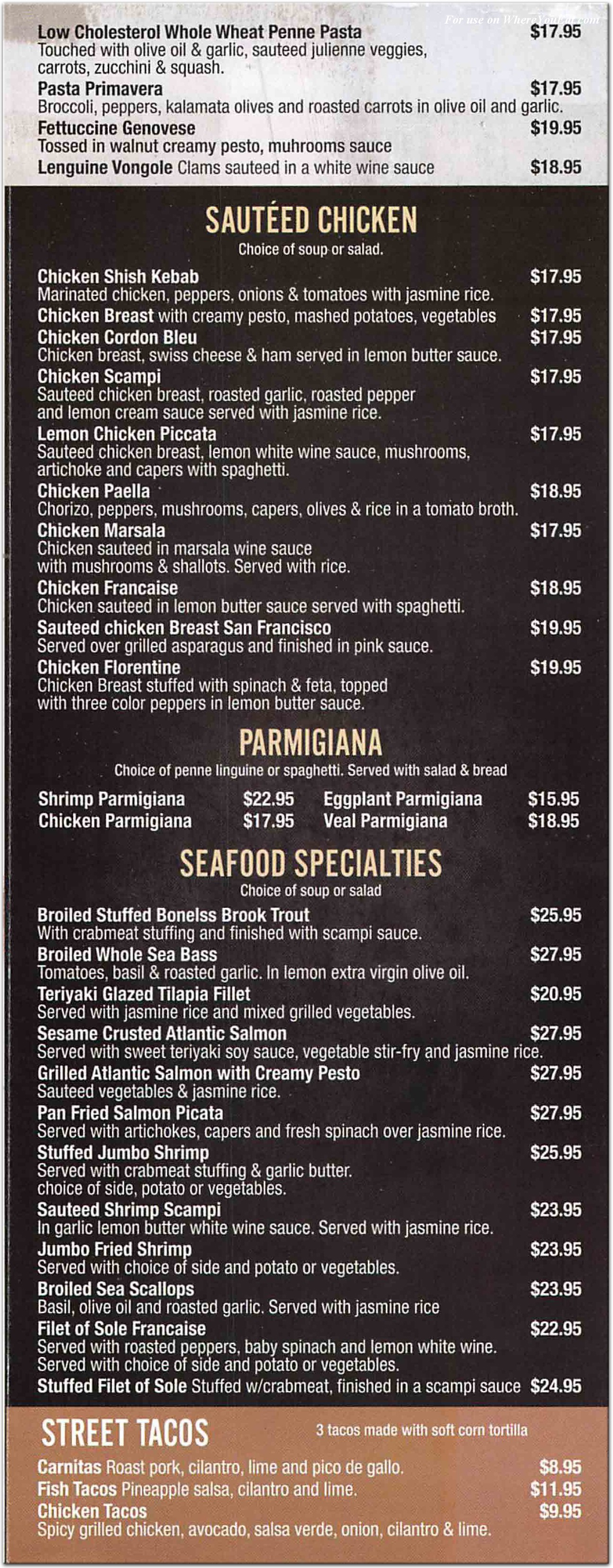 Astoria Gramercy Caf3 Restaurant in Queens / Menus & Photos