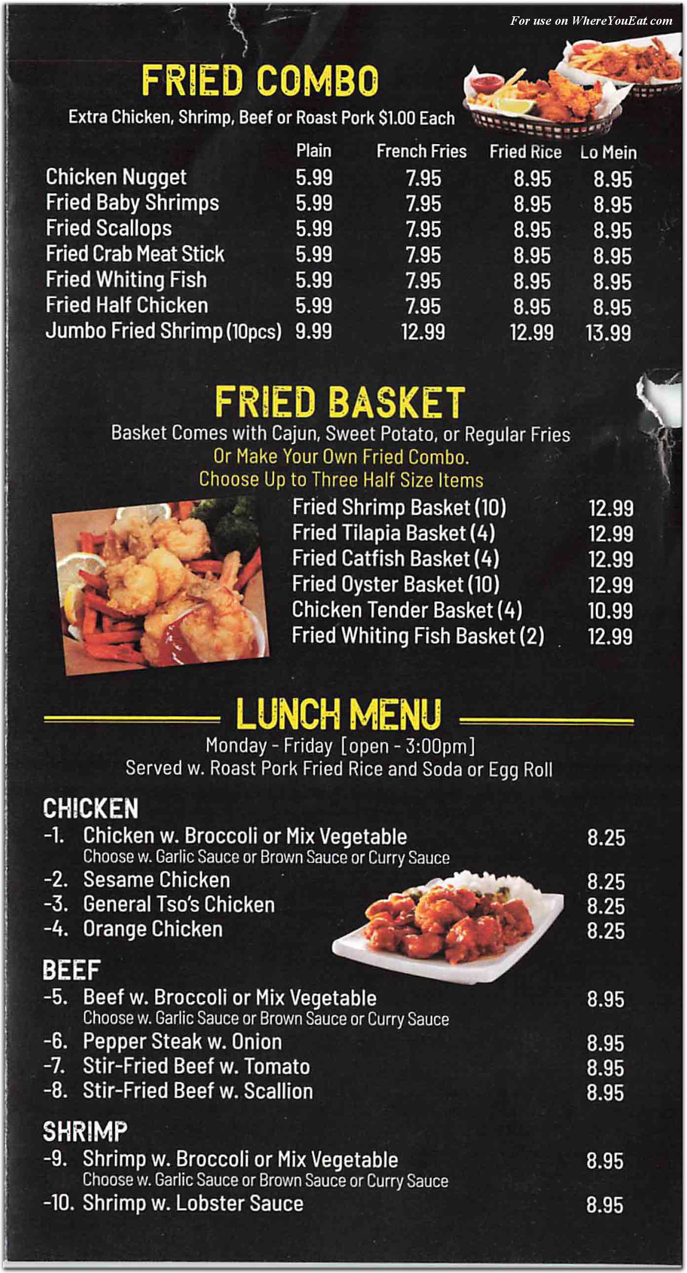 Juicy King Crab Express (Hillside Ave) Restaurant in Queens / Menus