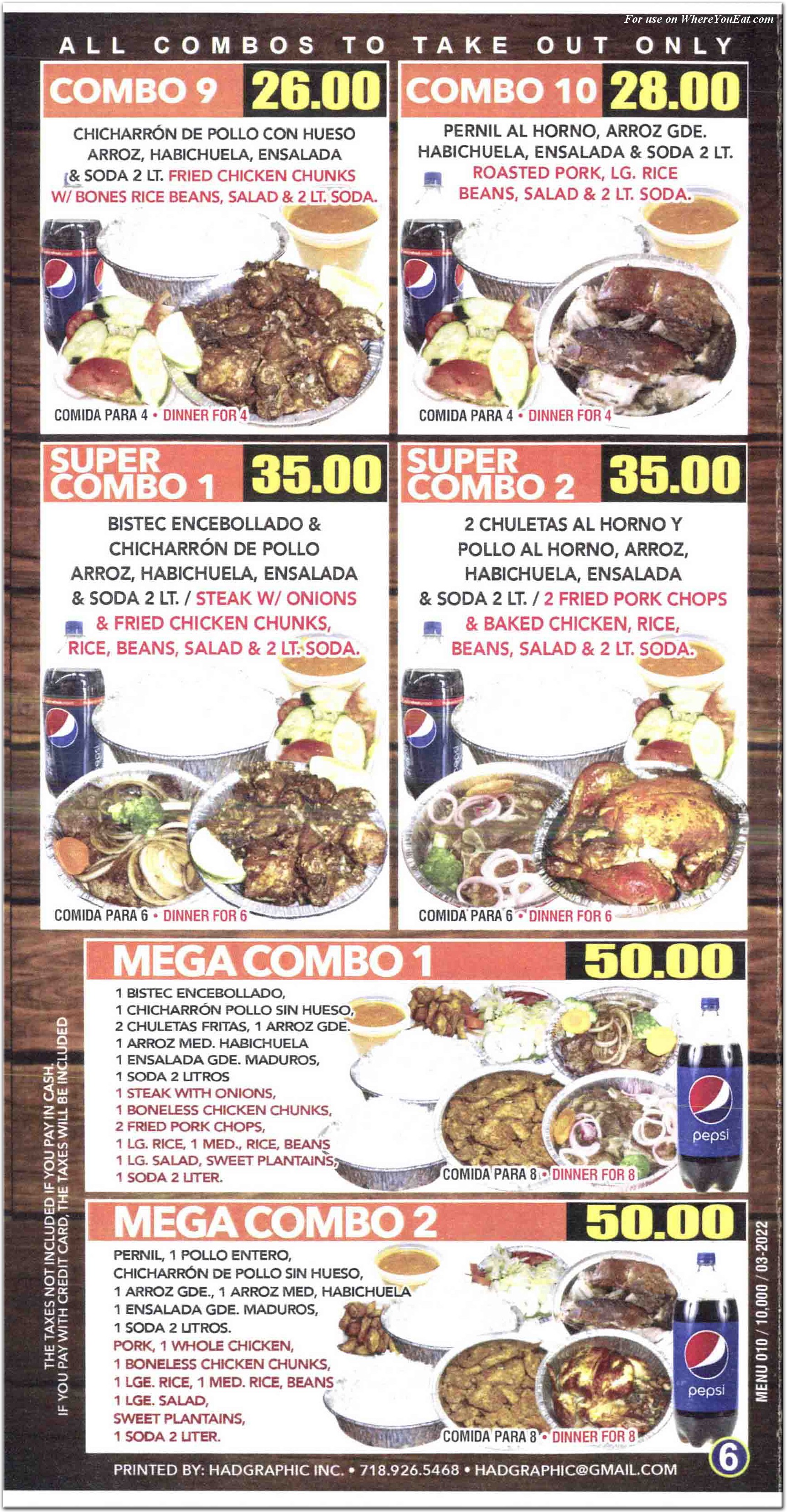 El Meson Restaurant Restaurant in The Bronx / Menus & Photos