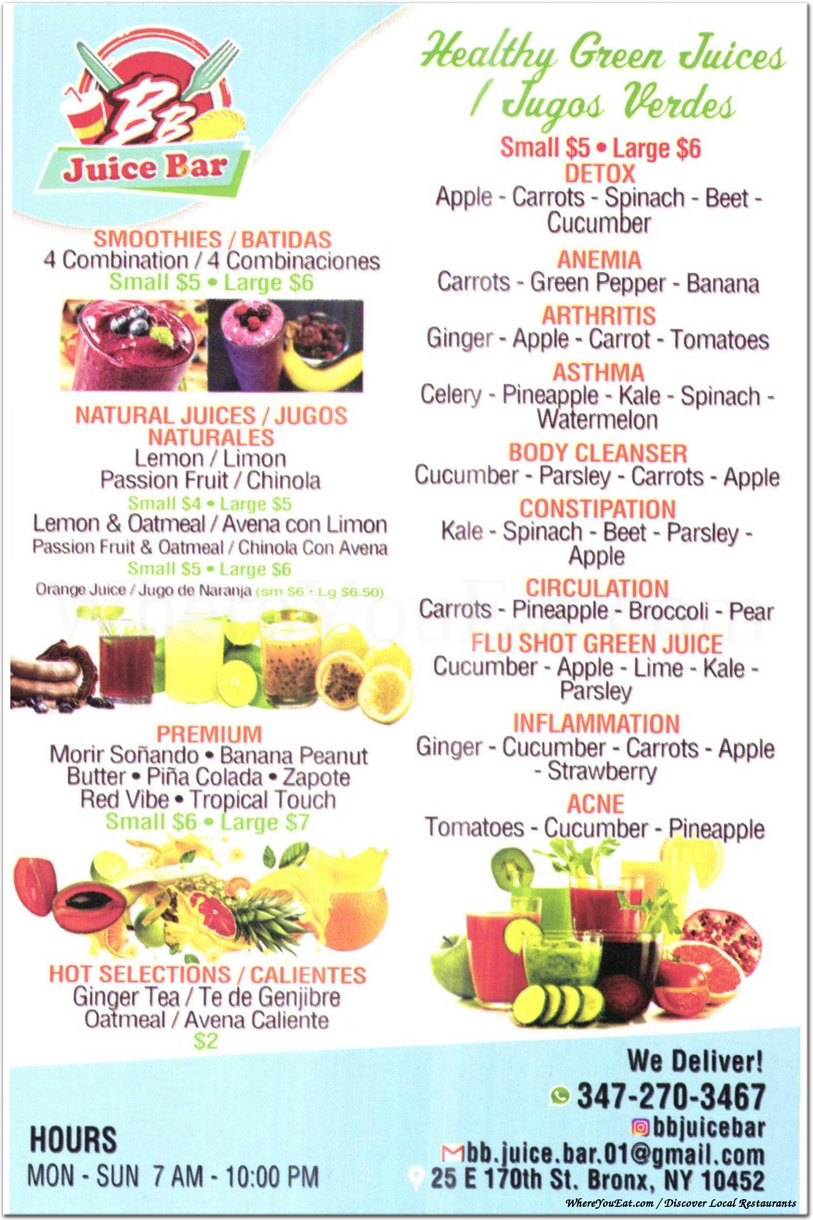 Toxic Juice Bar and Lounge - Bronx, NY Restaurant, Menu + Delivery