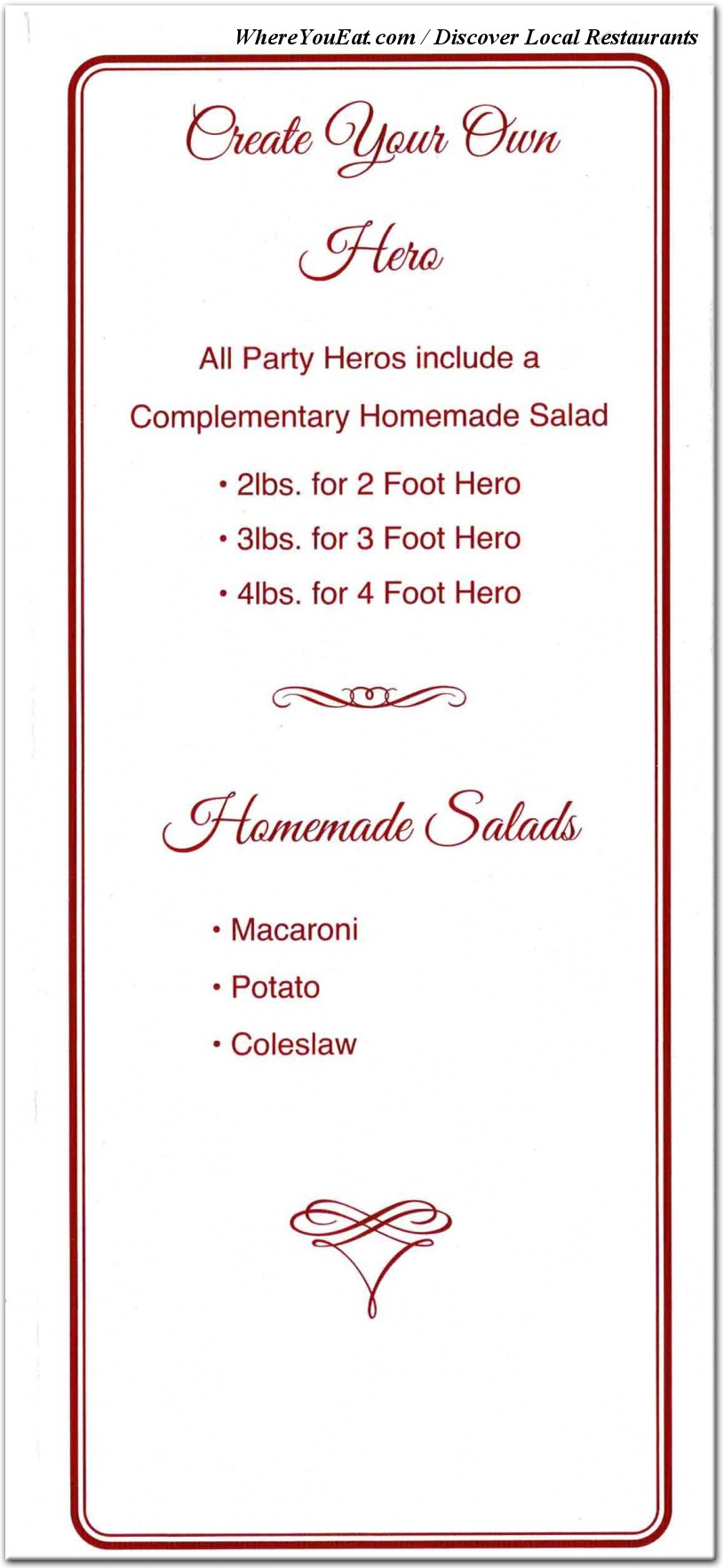 Vito's Bakery Restaurant in Brooklyn / Menus & Photos