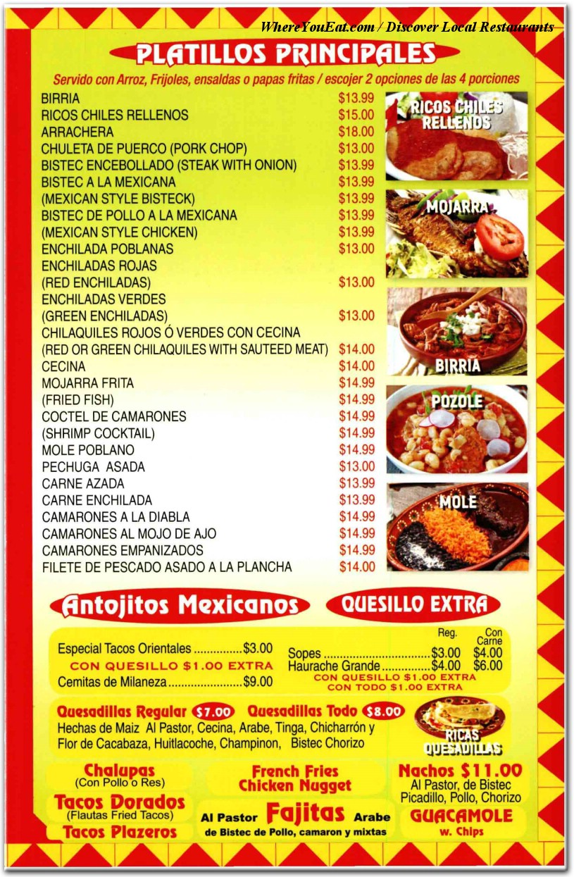 Ricos Tacos Restaurant in Brooklyn / Menus & Photos