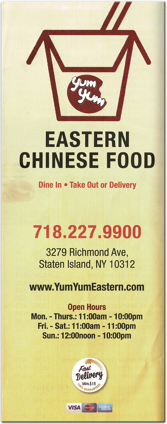 Yum Yum Chinese  Staten Island, NY