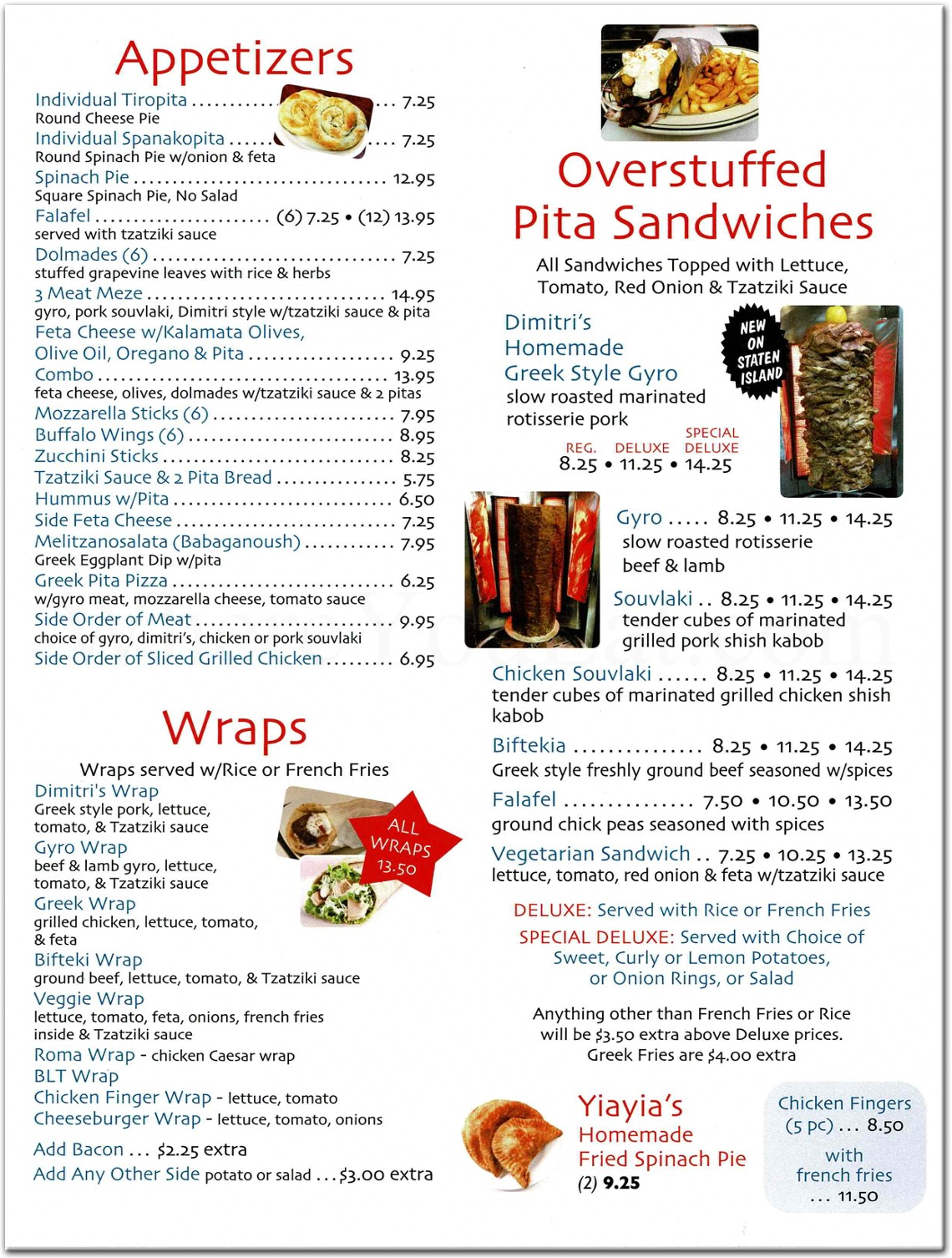 How Greek it is & More Restaurant in Staten Island / Official Menus
