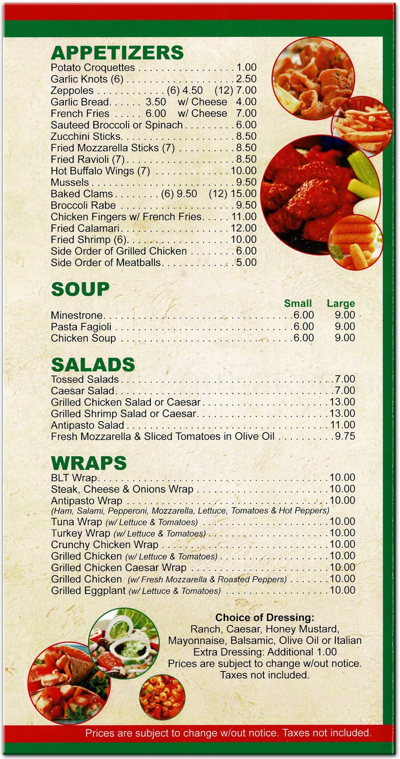 The Original Giuseppe's Pizza Restaurant in Staten Island / Menus & Photos