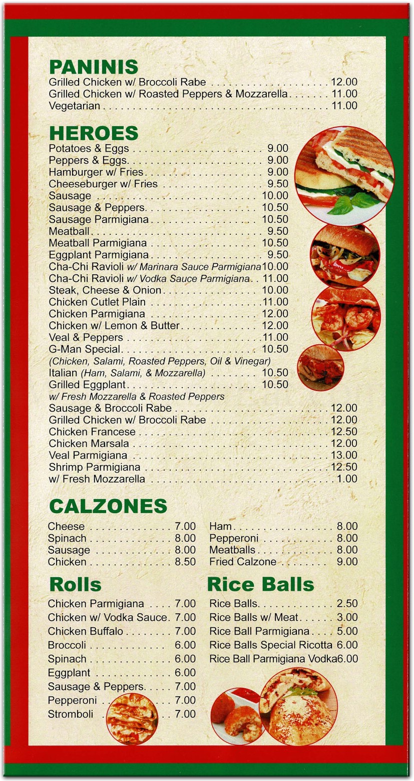 The Original Giuseppe's Pizza Restaurant in Staten Island / Menus & Photos