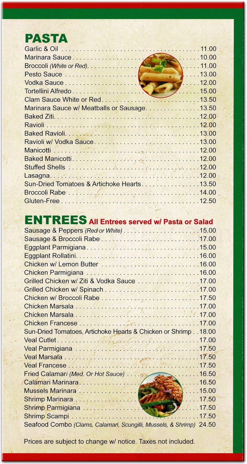 The Original Giuseppe's Pizza Restaurant in Staten Island / Menus & Photos